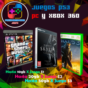 Juegos PS3 PC XBOX 360