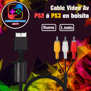 Cable video AV PS2
