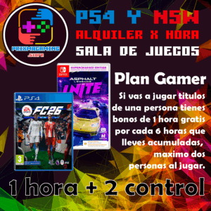 Alquiler PS4 y NSW x Hora
