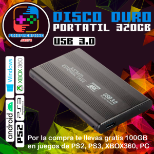 HDD 320gb Portátil con Sorpresas