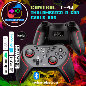 Control inalambrico Gamepad T-43