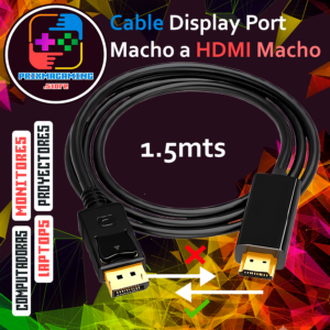 Cable Display Port a HDMI